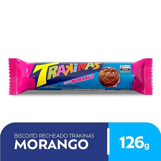 Biscoito Recheado Trakinas 126g