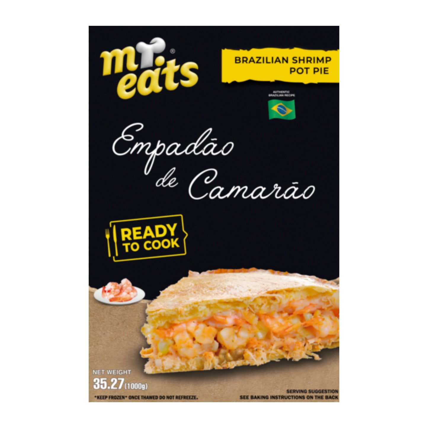 Empadão de Camarão - Mr. Eats 1KG