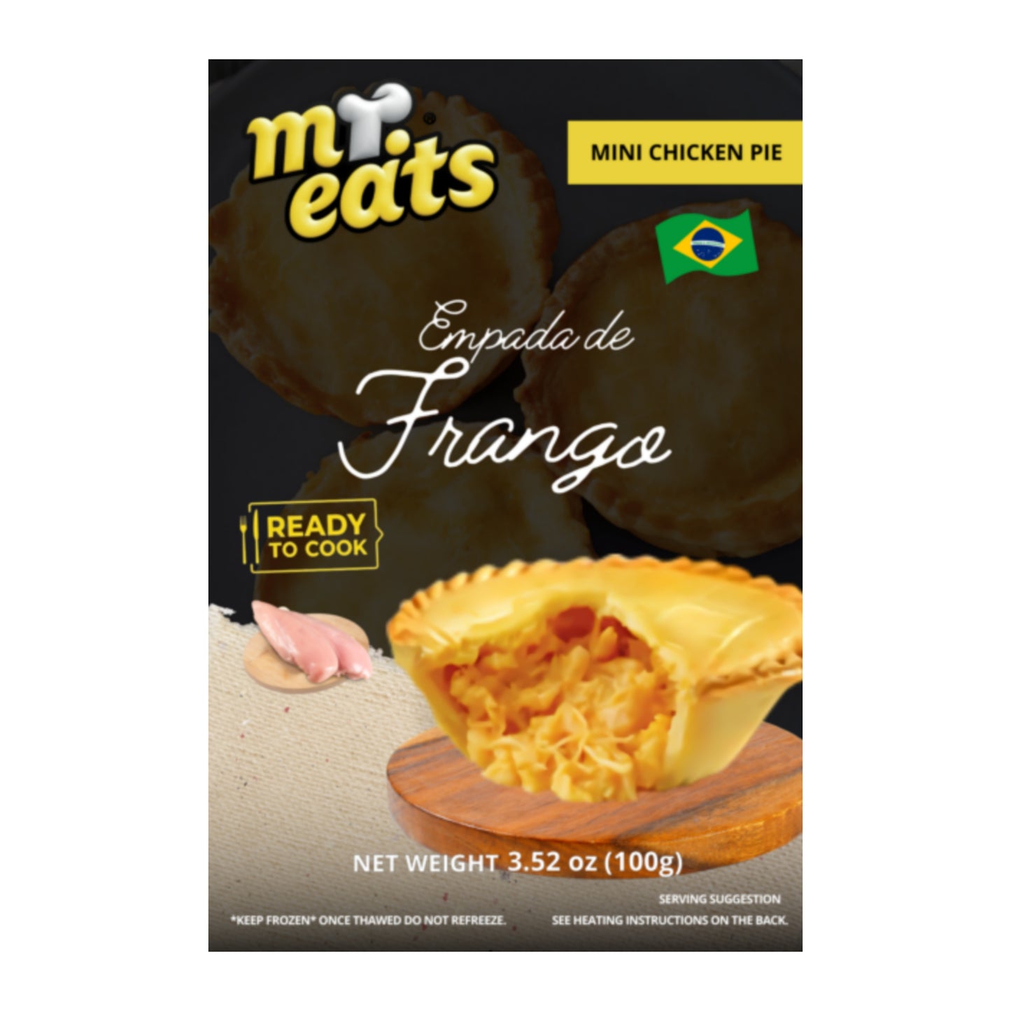 Empada de Frango 5 Unidades - Mr. Eats 560G