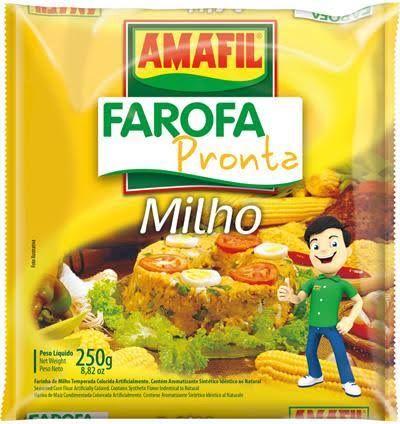 Farofa Pronta de Milho - Amafil 250G