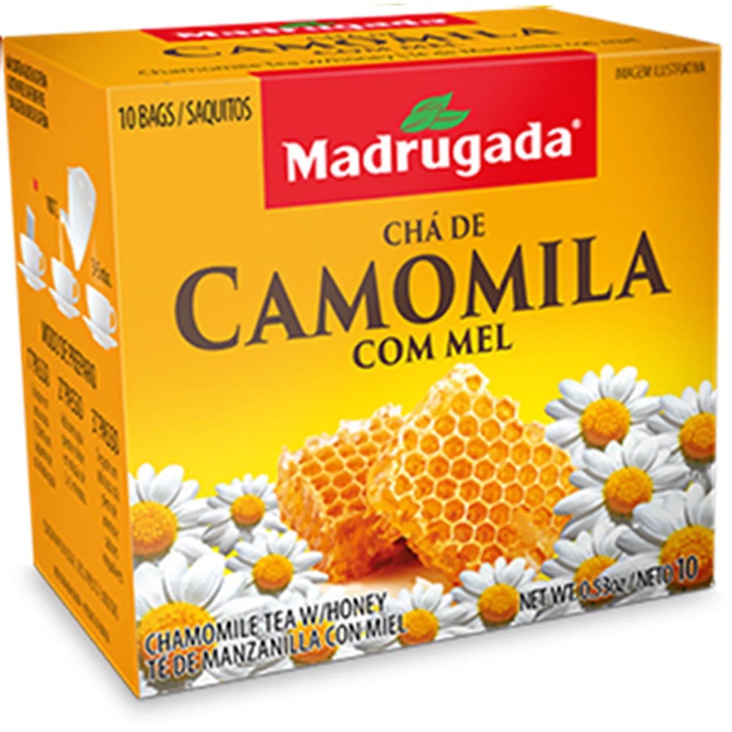 Chá camomila c/mel 10G
