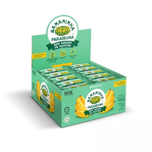 Caixa Bananinha Paraibuna sem açúcar 920G
