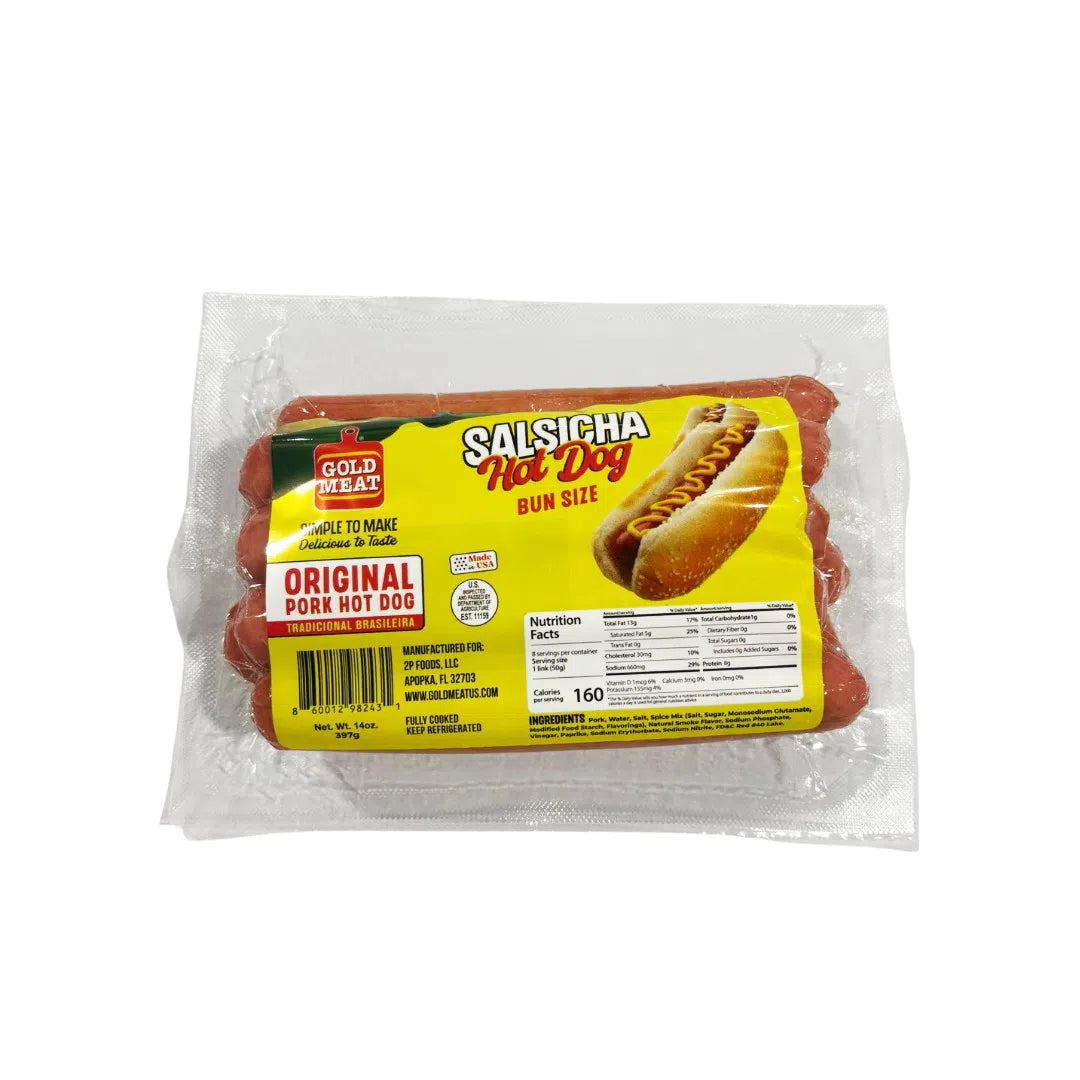 Salsicha Hot Dog - Gold Meat 400G