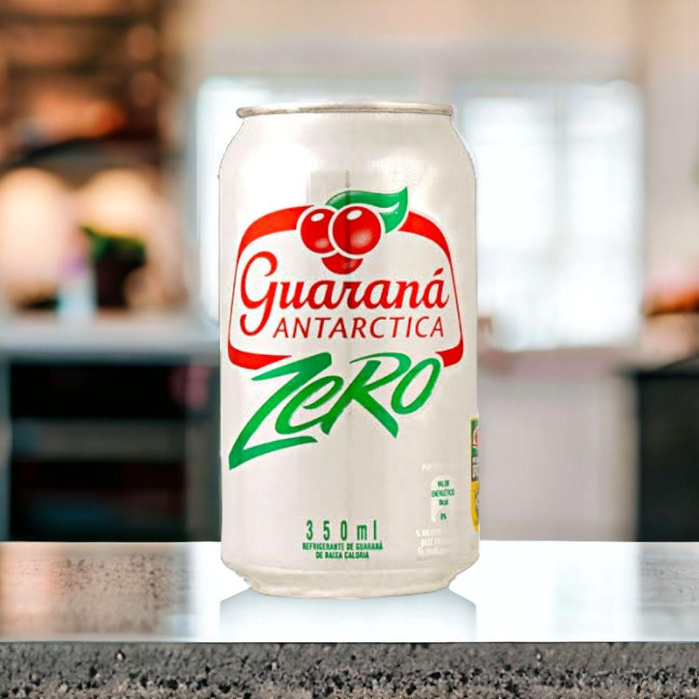 Guaraná Antarctica Zero Soft Drink Pack Can with 12 units - 350ML