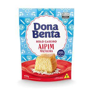 Mistura para Bolos Cenoura/Aipim/Coco - Dona Benta 450G