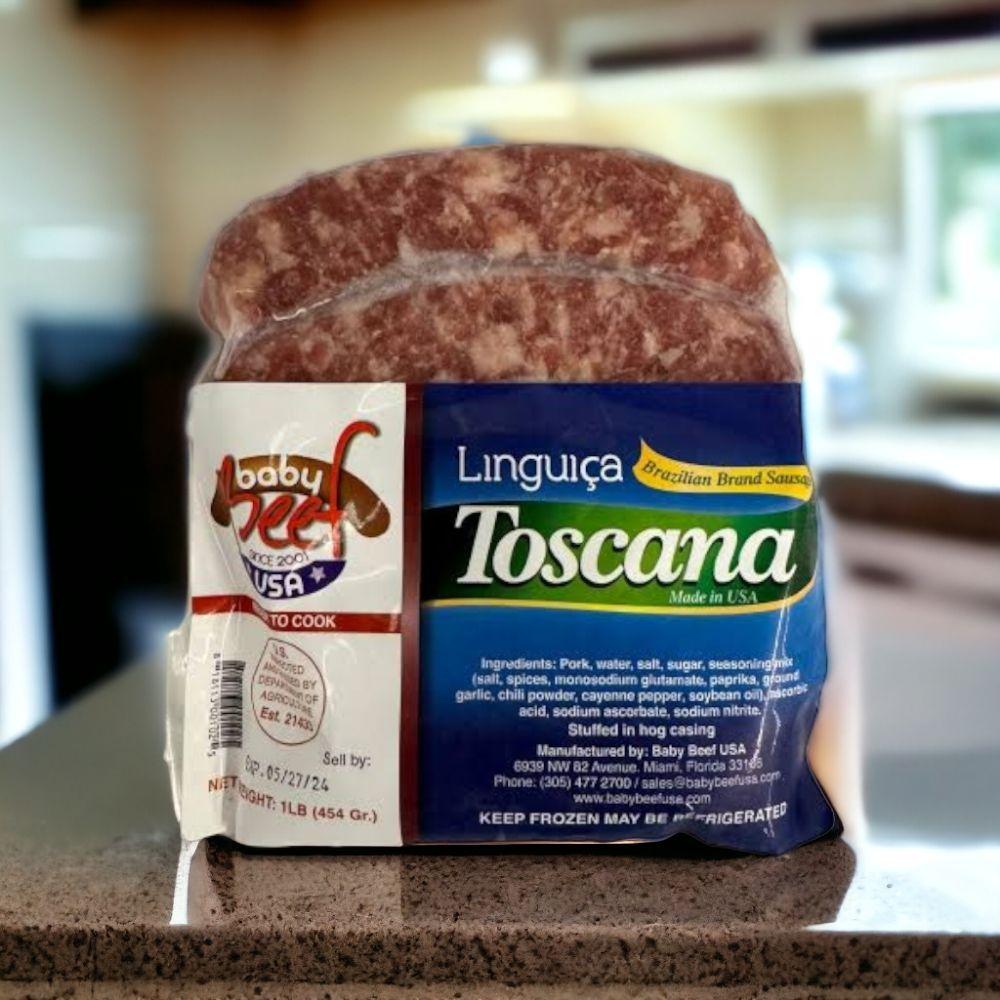 Thick Tuscan Sausage - Baby Beef 454G