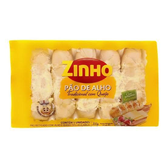 Pão de Alho com Queijo Tradicional / Apimentado - Zinho 300G