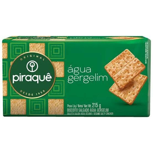 Water and Sesame Salty Biscuit - Piraquê 215G