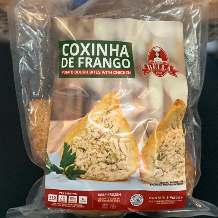 Coxinha de Frango 5 Unidades - Bella Chef 650G (Já vem frita)