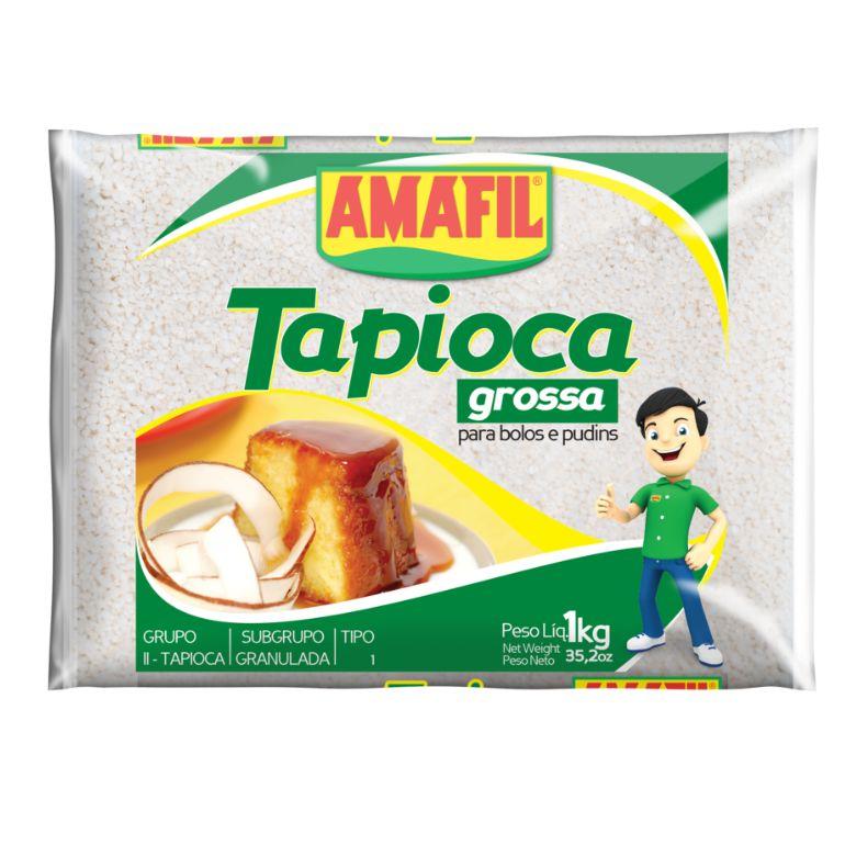 Tapioca Granulada Grossa para Bolo e Pudim - Amafil 500G