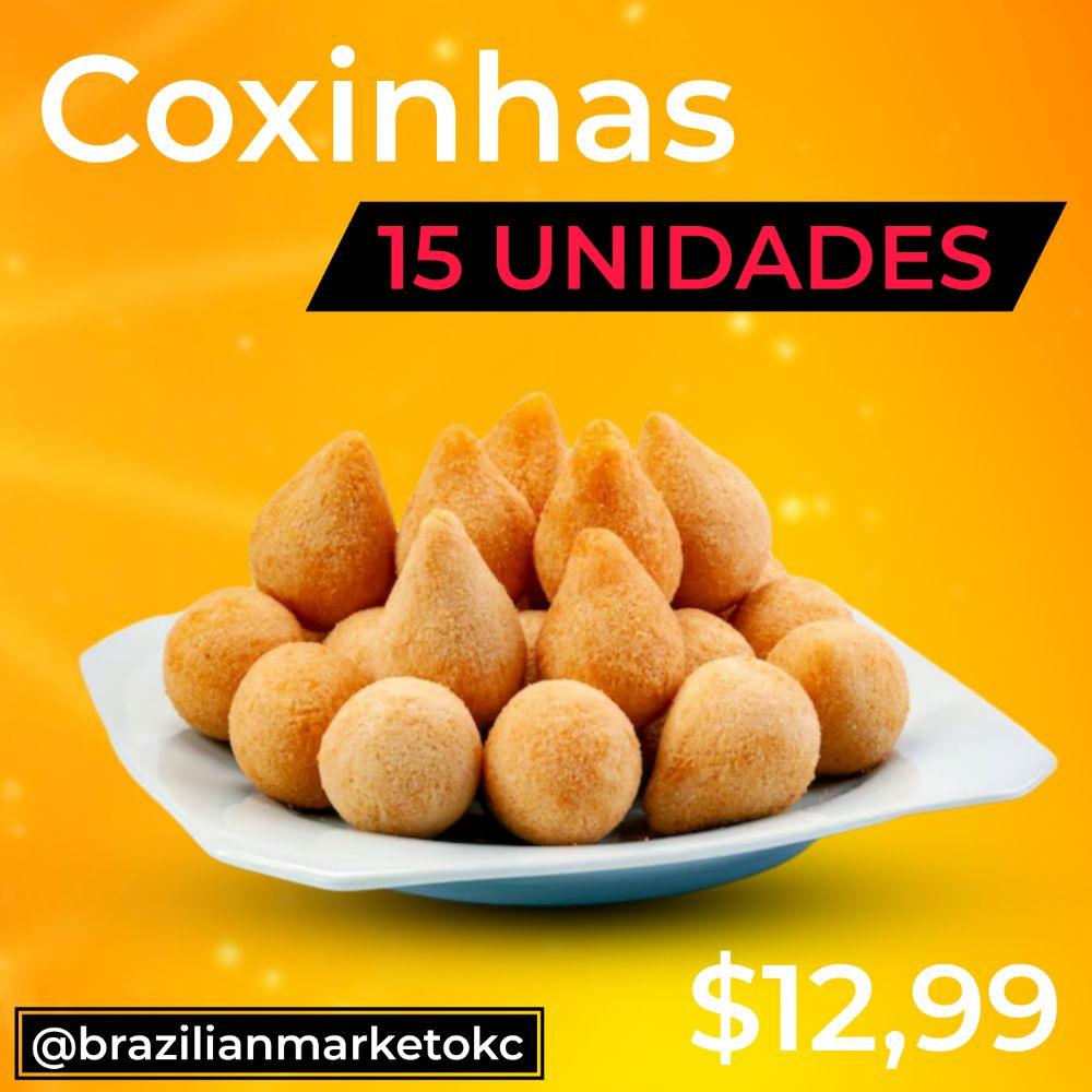 Mini Coxinhas de Frango - 15 Unidades (Congeladas)