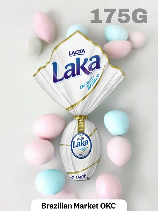 Ovo de Páscoa Laka Branco - Lacta 175G