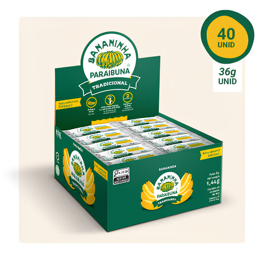 Caixa Bananinha Paraibuna 1,44KG