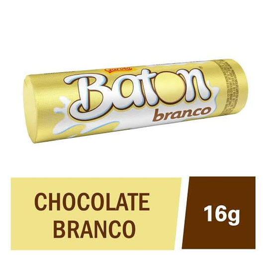 Chocolate Baton Branco - Garoto 16G